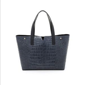 Vince Croc Embossed Tote